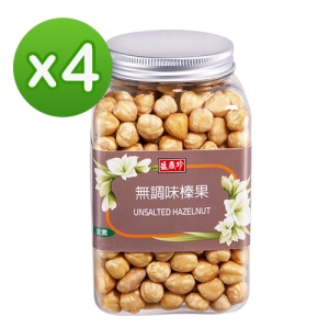 《盛香珍》堅果罐系列-無調味榛果230gX4罐入