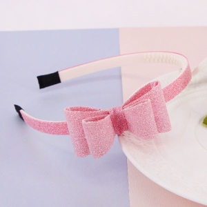 兒童髮飾_亮彩金蔥領結/蝴蝶結髮圈#2 _采靚鞋包精品_A047-02