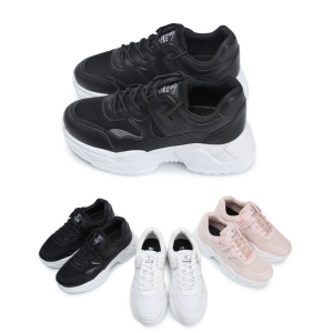 【富發牌】 1CV49 網美潮流厚底老爹鞋- 黑/白/粉 _采靚鞋包精品_ 台灣製