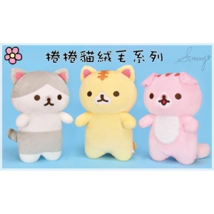 捲捲貓絨毛系列光身 6吋捲捲貓 可愛 玩偶 娃娃 台灣正版授權 _采靚鞋包精品_ 294138