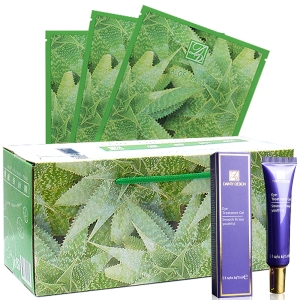 【活動再加碼】丹堤 蘆薈面膜100片＋活膚精華眼膠