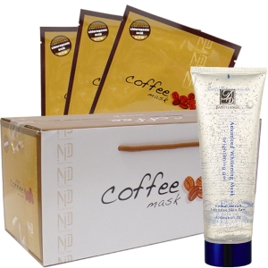 丹堤 咖啡面膜100片＋美膚白皙調理凍膜