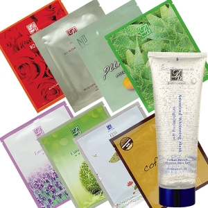 【DAINTY 丹堤】混搭100片＋美膚白皙調理凍膜 / 全方位膠原、蘆薈、玫瑰、蓮香、咖啡、檸檬香茅 面膜