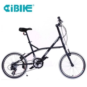 ISHOW網 AiBIKE SHIMANO 20吋27速 海豚小徑車 時尚美型車款 - 質感黑
