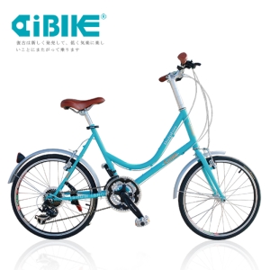 AiBIKE SHIMANO 21速 451版 巴黎經典 低跨點小徑車-雅典藍
