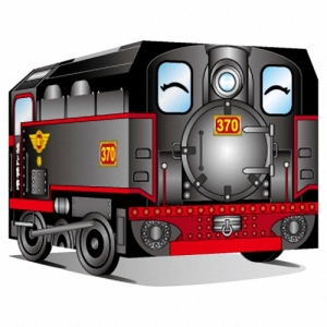 DIY 紙‧火車明信片 -可愛台糖蒸汽火車