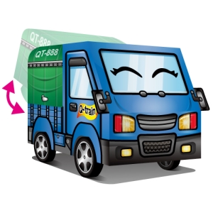 DIY 真‧會跑工程車-可愛篷布貨車