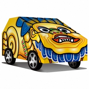 金風神-人氣環保小車-東洲風獅爺