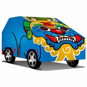 金風神-人氣環保小車-后水頭風獅爺