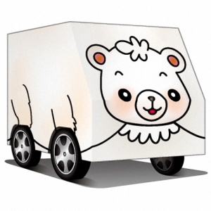 DIY 真‧會跑海洋車-可愛小北極熊