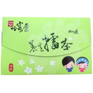 哈客愛北埔綠茶擂茶(38gx16入/盒)~抹茶口味，新竹北埔最具特色地方名產，最佳伴手禮。