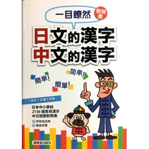 一目瞭然對照表 日文的漢字 中文的漢字