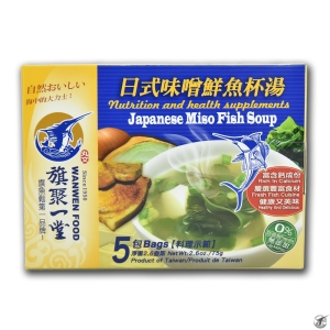 丸文鮮魚杯湯 日式味噌 (15g*5包 )