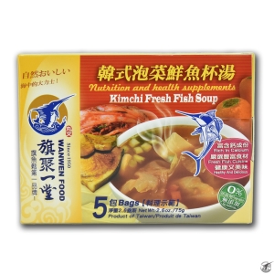 丸文鮮魚杯湯 韓式泡菜 (15g*5包)