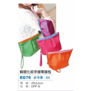 韓版化妝手提零錢包-混色出貨