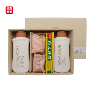 安妮兔1洗300ml＋1沐300ml＋2皂70g＋1小牙65g-台製