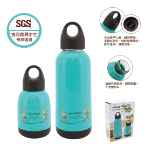 安妮兔玻璃胖胖瓶組2入(300ml+160ml)