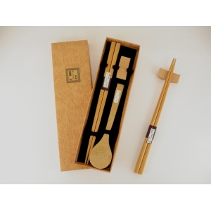 龍町別作-和味餐具3入(金檀)