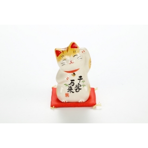 日本藥師窯-彩繪千萬客來招財貓