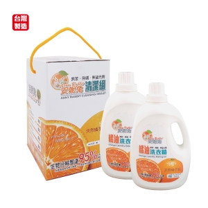 安妮兔橘油洗衣精2000ml-2入禮盒台製