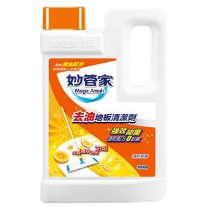 Magic Amah妙管家除臭地板清潔劑/清心橙香-2000g-最低訂購量3箱(6入/箱)
