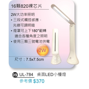 桌面LED小檯燈