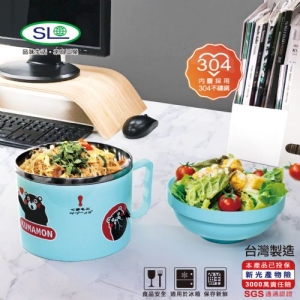 KUMAMON-不鏽鋼時尚餐碗-台製