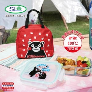 KUMAMON-分離耐熱玻璃提袋組-台製