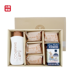安妮兔1洗300ml4皂70g1竹醋70ml-旅行-台製