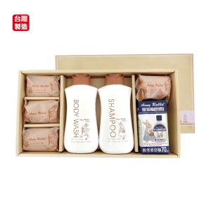 安妮兔1洗300ml1沐300ml4皂70g1竹醋70ml-旅行-台製