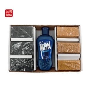 美吾髮1洗沐350ml＋6炭錢皂90g-台製