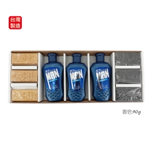 美吾髮3洗沐350ml＋6炭錢皂90g-台製