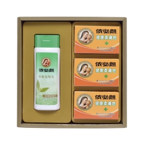 依必朗深層洗髮乳200g*1＋依必朗健康柔膚皂100g*3