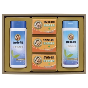 依必朗深層洗髮乳400g*1＋依必朗抗菌沐浴乳400g*1＋依必朗健康柔膚皂100g*3