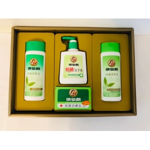 依必朗深層洗髮乳200g*1＋依必朗抗菌沐浴乳200g*1＋依必朗抗菌洗手乳220ml＋依必朗健康柔膚皂100g*1
