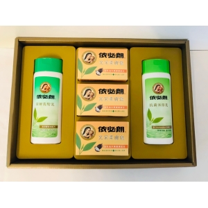 依必朗深層洗髮乳200g*1＋依必朗抗菌沐浴乳200g*1＋依必朗健康柔膚皂100g*3