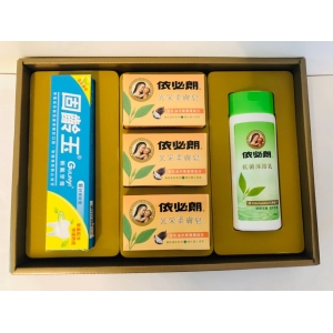 依必朗抗菌沐浴乳200g*1＋依必朗健康柔膚皂100g*3＋固齡玉新氟牙膏150g*1