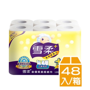 【雪柔】金優質廚房紙巾(120張*6捲*8串/箱)