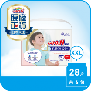 【日本大王GOO.N】褲型-境內版肌快適(XXL*28片*6串/箱)