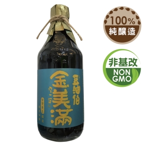 【豆油伯】金美滿醬油(無添加糖)500ml
