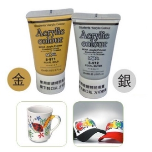 MONA 壓克力顏料 25ml 金銀色 /瓶 462971 462972 S-971 S-972