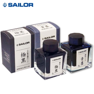 新包裝 【永昌文具】日本 SAILOR 寫樂 極黑 / 青墨 2色可選 超微粒子顏料 ( 鋼筆用墨水) /瓶