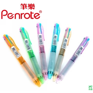 筆樂PENROTE 四色筆 36支/盒 PA0125