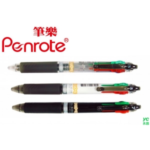 筆樂PENROTE 長桿四色筆0.5mm 36支/盒 PA8562