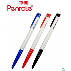 筆樂PENROTE 6506 (B) 自動原子筆 50支/盒 PA061-B