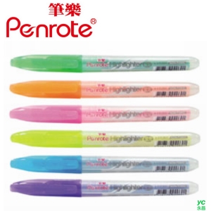 筆樂PENROTE 0.3mm水性螢光筆 12支/盒 PF0601