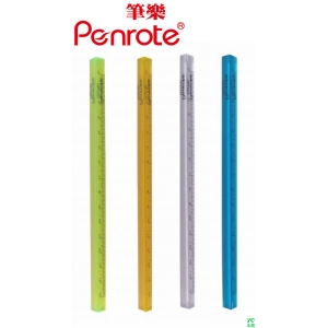 筆樂PENROTE 15公分立體三角尺 24把/盒 TD2730