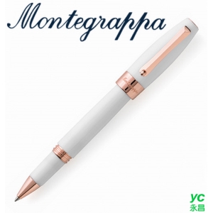 義大利Montegrappa萬特佳 財富系列 - 鋼珠筆 (白-金夾) ISFORRRH / 支