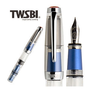 臺灣 TWSBI 三文堂 VAC mini 透明筆桿活塞上墨鋼筆 / 支