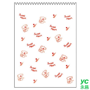 美加美 N154 32K桃心書袋(905小小) 100入/ 包